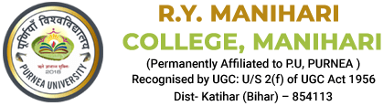 logo of R.Y. Manihari College Manihari, katihar